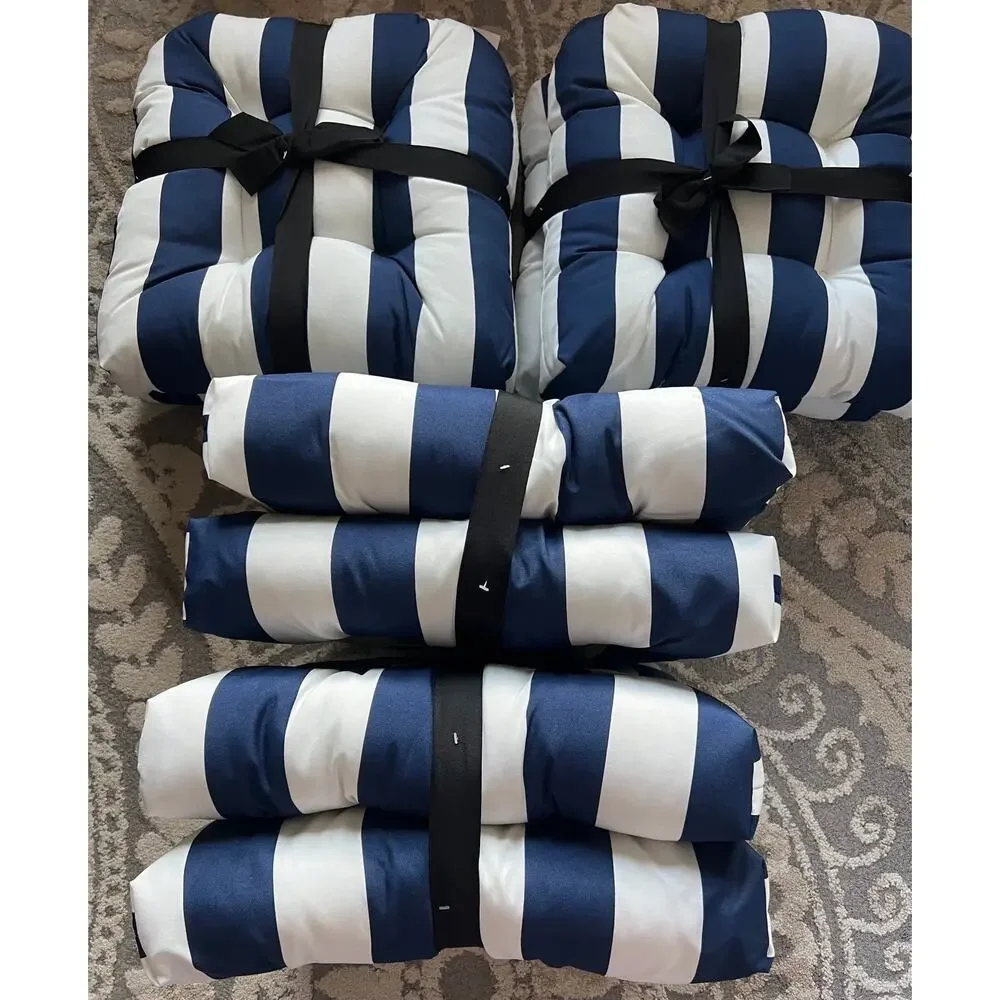 NWT❤️Lauren Ralph Lauren Indoor-Outdoor Reversible Patio 8 Seat Cushion Set